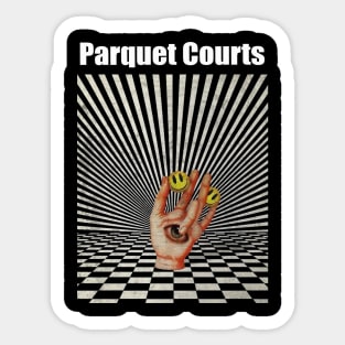 Illuminati Hand Of Parquet Courts Sticker